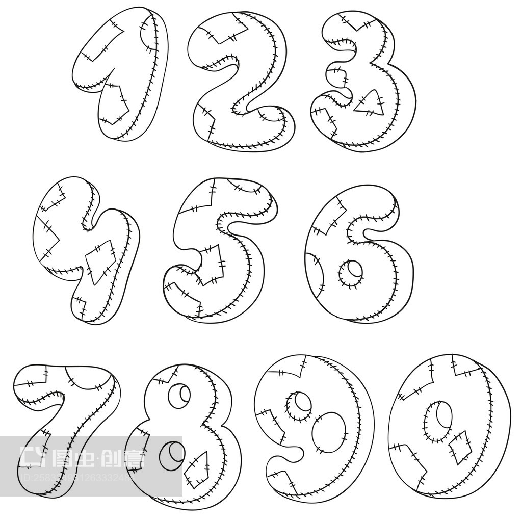 數(shù)字枕頭的平面設(shè)計(jì)美學(xué) 數(shù)字、形狀與舒適感的融合